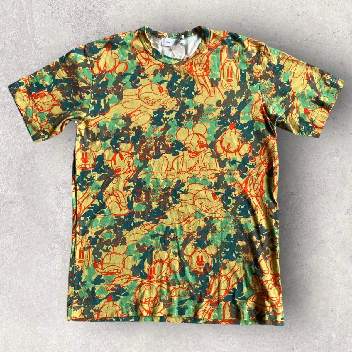 Comme des Garcons - Fall14 Mickey Mouse Camo T Shirt