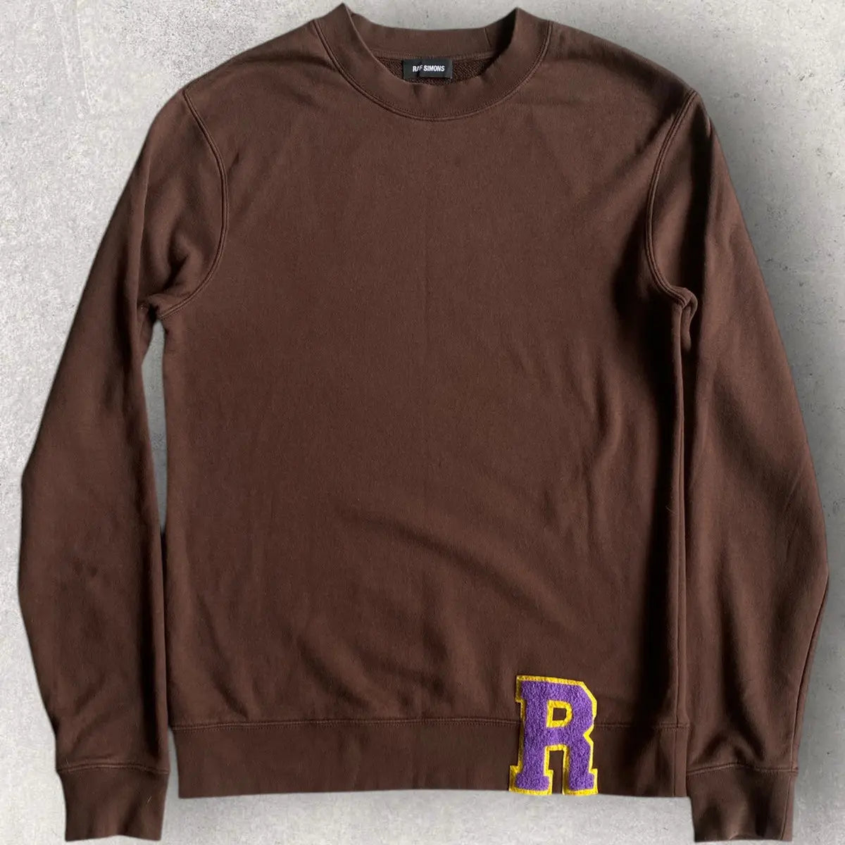 Raf Simons - Fall 2016 Varsity R Patch Sweater