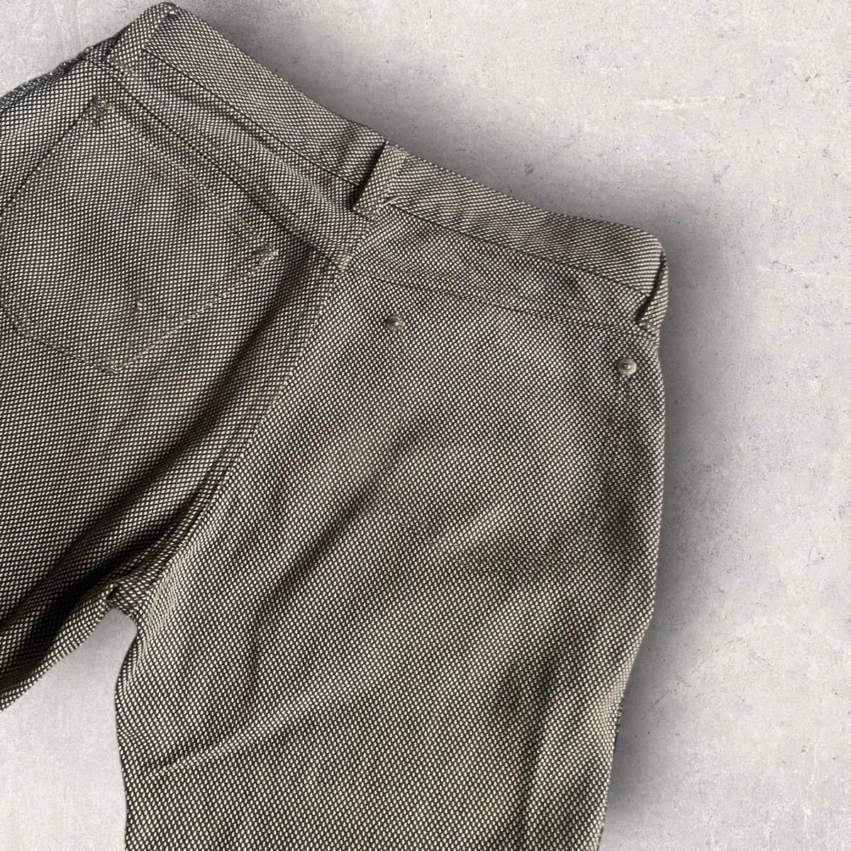 Number (N)ine  Vintage SS00 “Extra Heavy” Inside Out Jacquard Denim