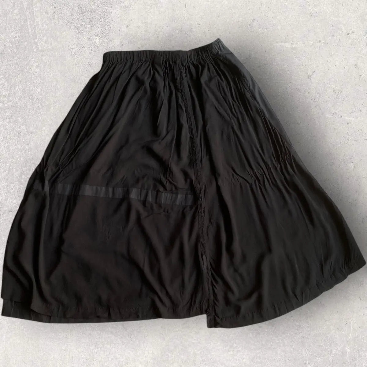 Yohji Yamamoto - Ground Y SS18 Rayon Patchwork Skirt