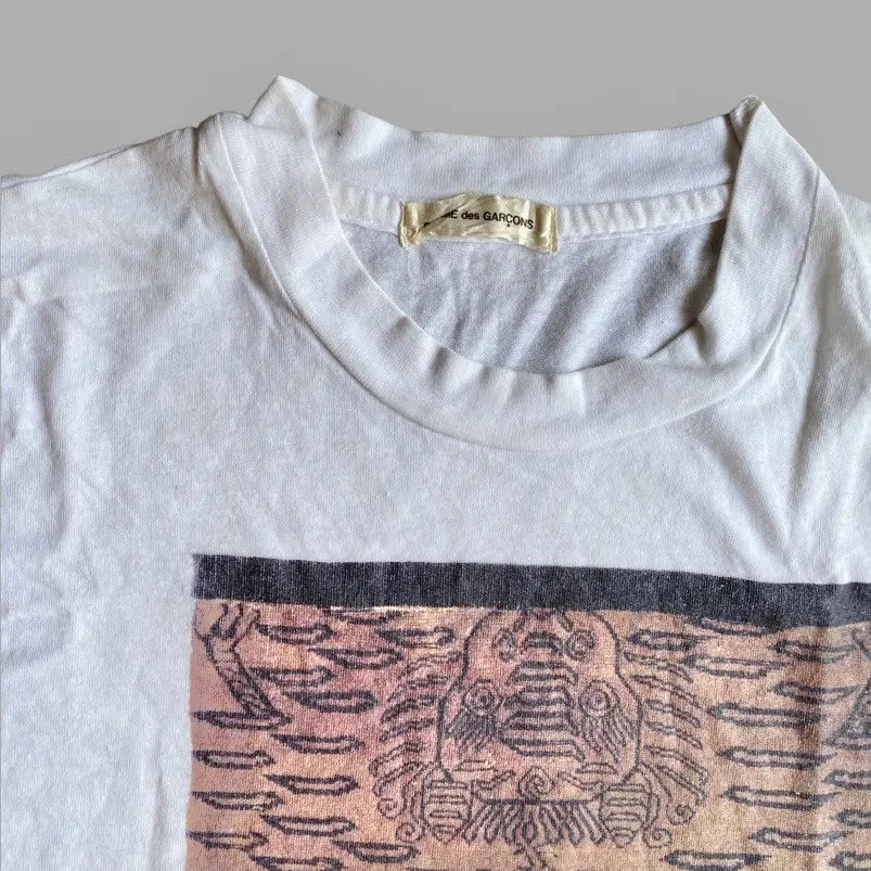 Comme des Garcons - Vintage 1991 Tribal Tiger Print T Shirt