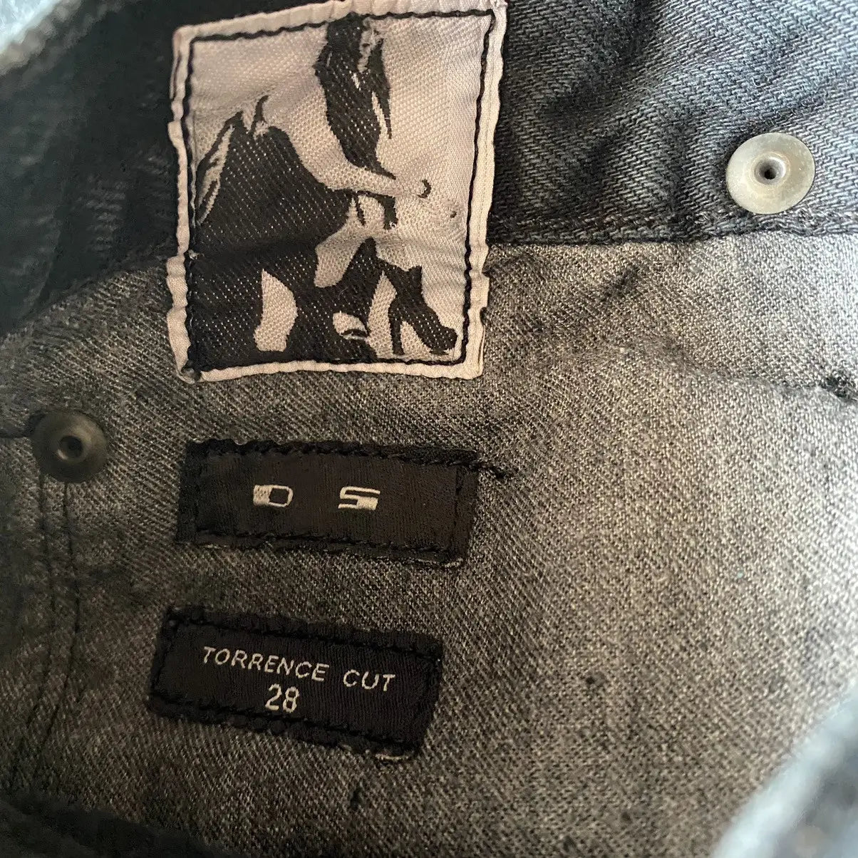 Rick Owens - Fall14 Drkshdw Torrence Cut Jeans
