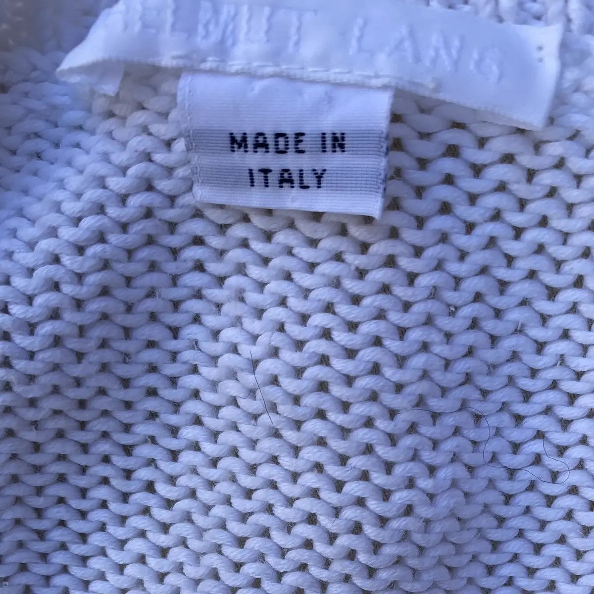 Helmut Lang - Archive 90’s Cotton Knit Sweater