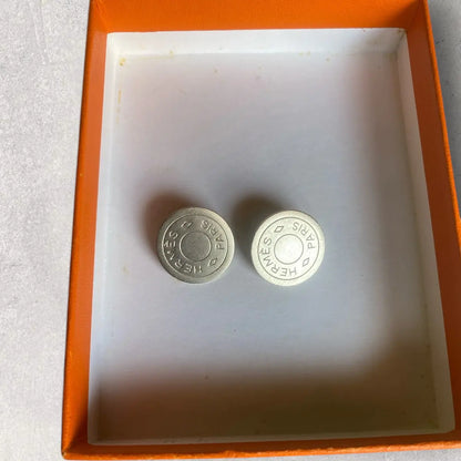 Hermes - Silver Clip on Earring