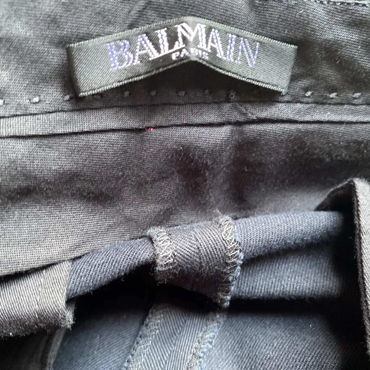 Balmain - SS18 Runway Side Tape Skinny Stretch Trousers