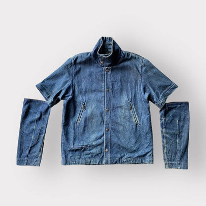 Number (N)ine - Vintage 1998 Number (N)ine Removable Denim Jacket By Takahiromiyashita The Soloist.