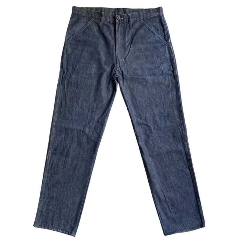 Comme des Garcons - CDG Shirts Line Rainbow Stitched Blue Raw Pants