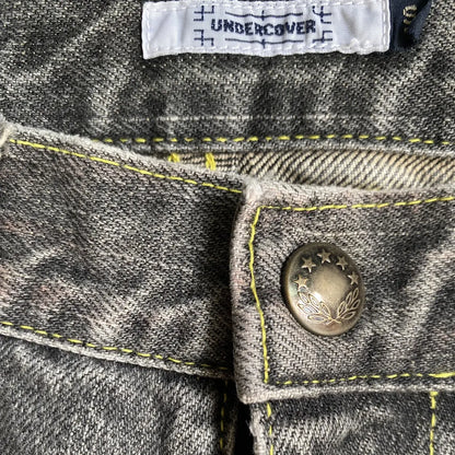 Undercover - SS02 Illusion Of Haze Diamond Embroidered Denim
