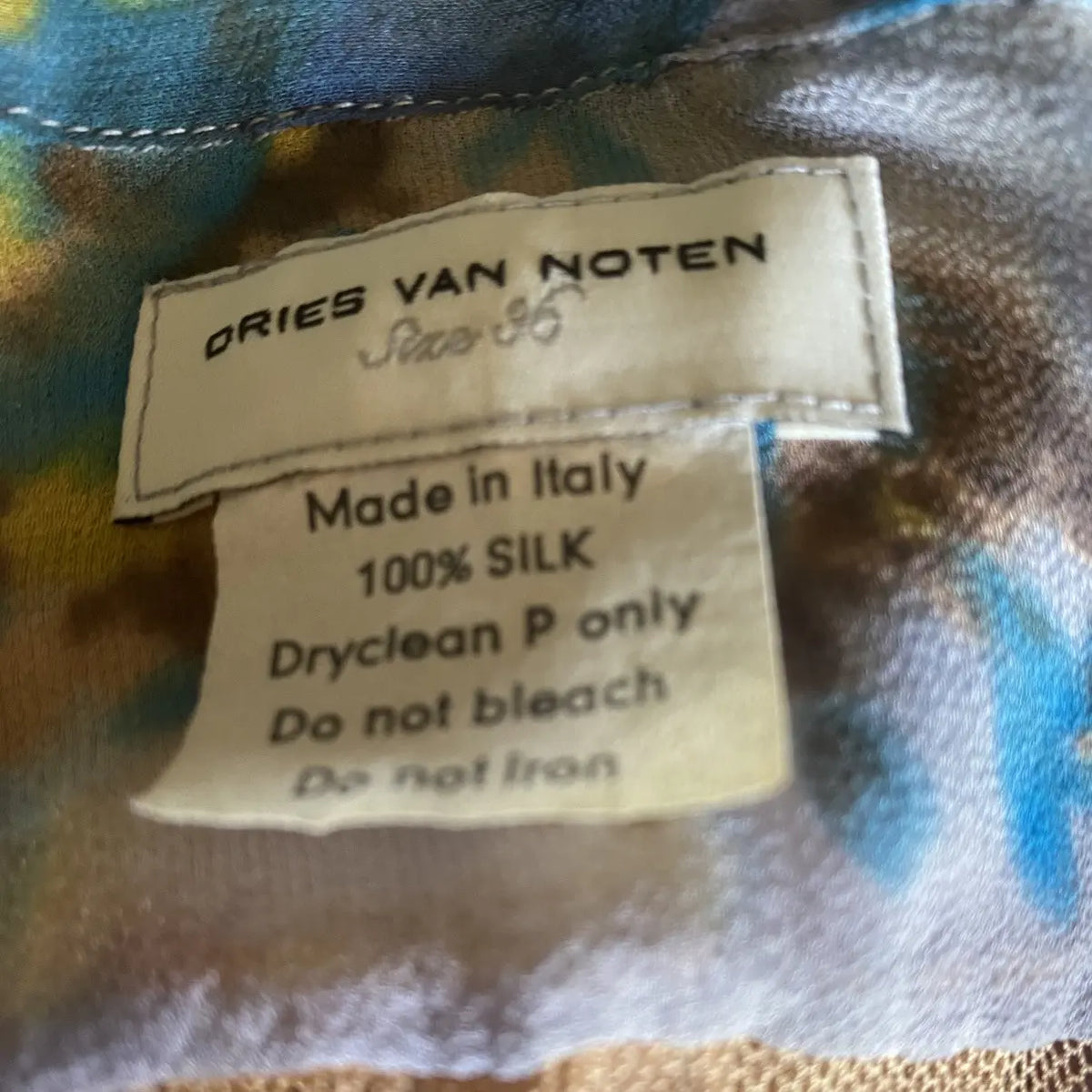 Dries Van Noten - Archive Runway SS01 Floral Silk Blazer