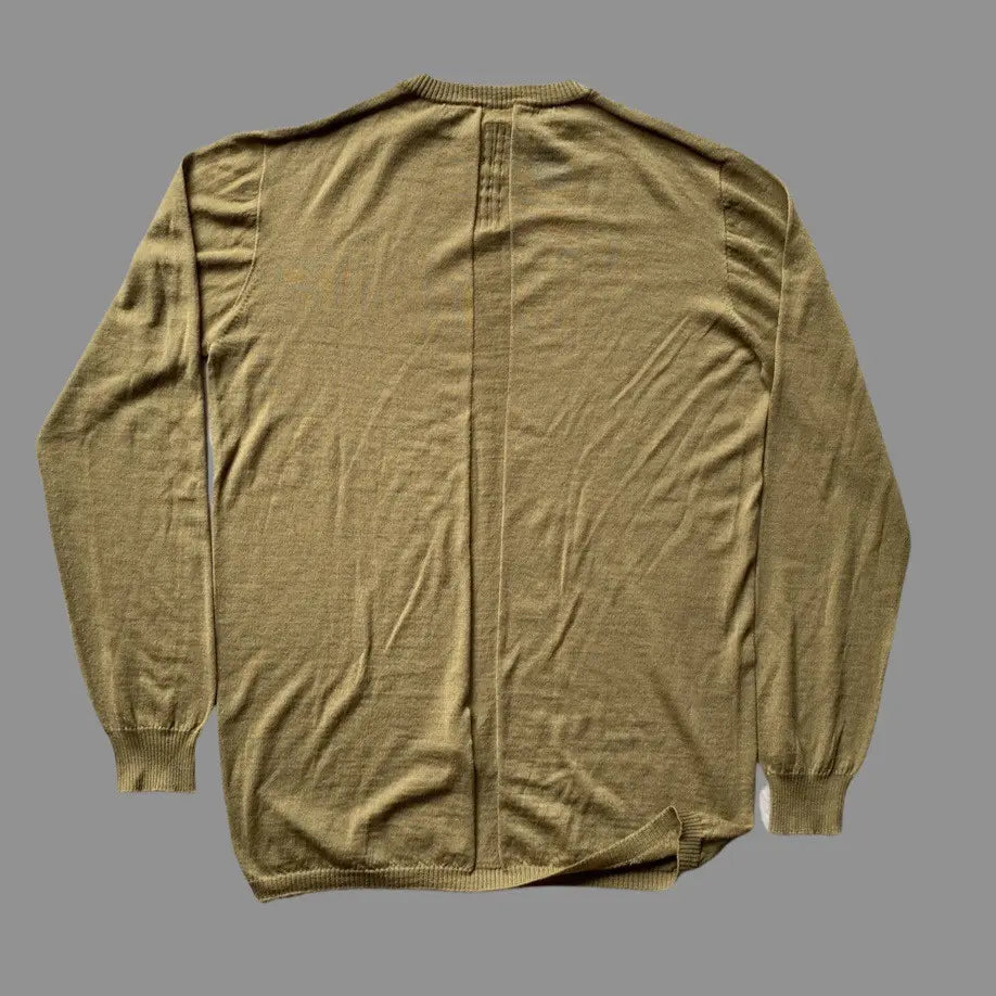 Rick Owens - FW17 “Glitter” Gold Sweater