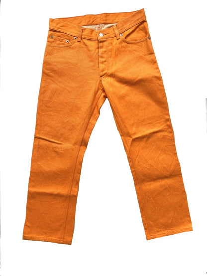 Helmut Lang : Helmut Lang Archive Safety Orange SS2000 Denim