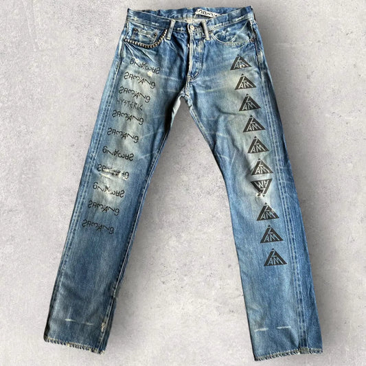 Hysteric Glamour × Undercover : Hysteric Glamour X Undercover Zamiang Jeans
