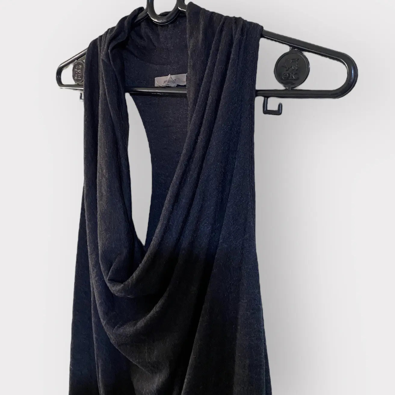 Helmut Lang - Drape Cowl Collar Jersey Maxi Dress