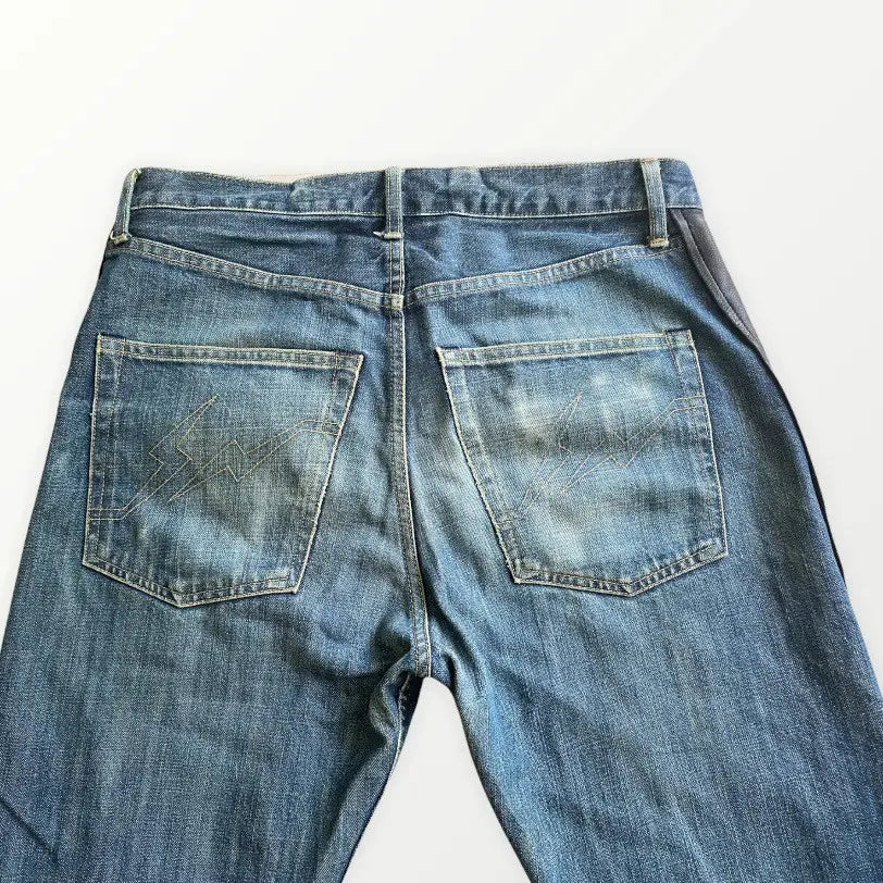 Undercover - AW02 Leather Side Seam Jeans by Fragments