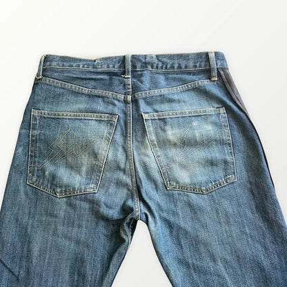Undercover - AW02 Leather Side Seam Jeans by Fragments