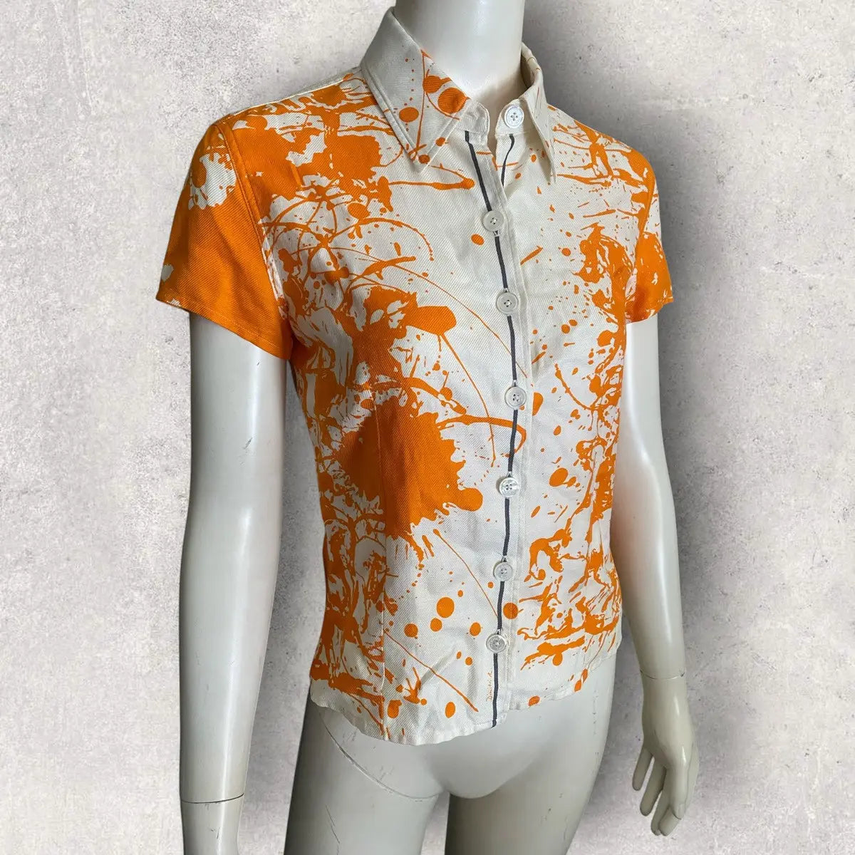 Hermes - SS04 By Margiela Cheval Suprise Button Front Shirt