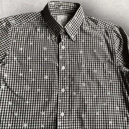Hiroshi Fujiwara × Sophnet. × Uniform Experiment - Star Blk/Wht Plaid Shirt