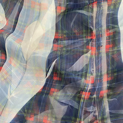Yohji Yamamoto - Y’s Tartan Print Top