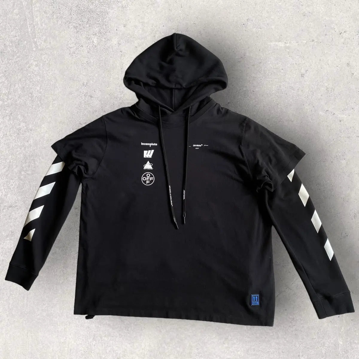 Off-White - FW19-20 Incompiuto Layer Hoodie