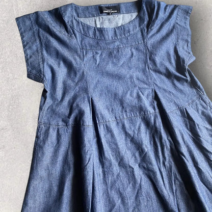 Comme des Garcons - Tricot Blue Chambray Oversized Dress