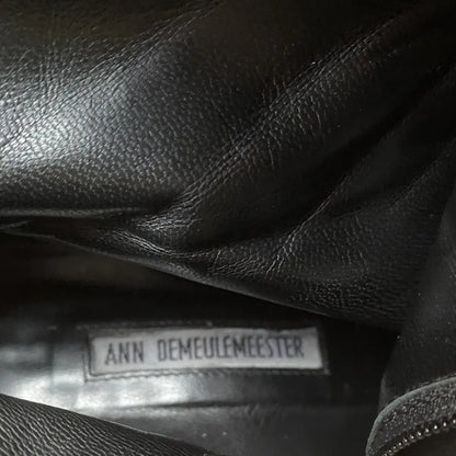 Ann Demeulemeester - Suede Cuban Heel Boots