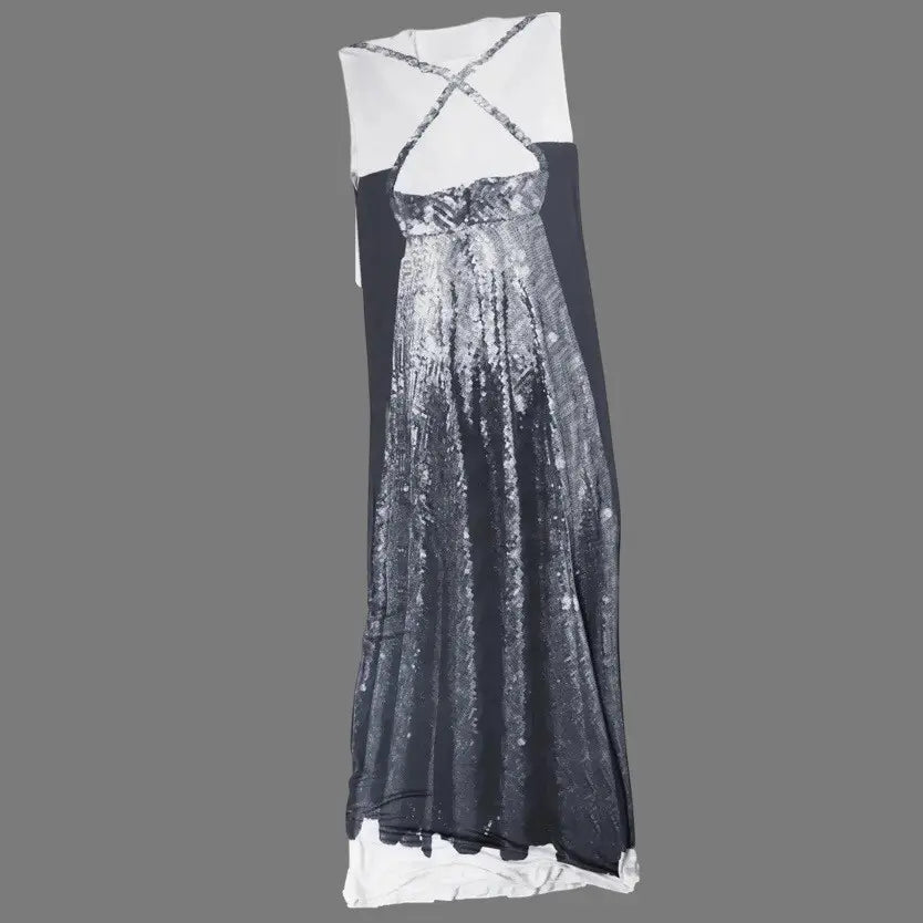 Maison Margiela - Margiela X H&M Re Edition Of Trompe L’Oeil Evening Dress