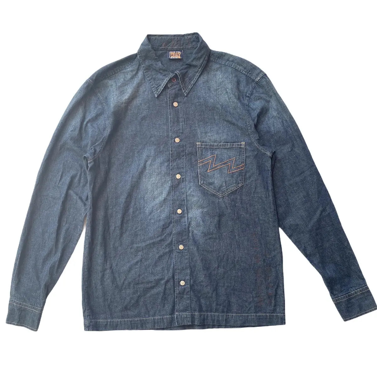 W&LT- Hand Write Denim Shirt