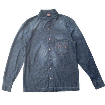 W&LT- Hand Write Denim Shirt