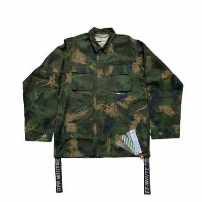 Off-White - AW19 Paint Brush Camo Field Jacket