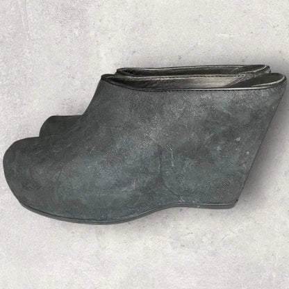 Rick Owens - Blistered Leather Mule Clog