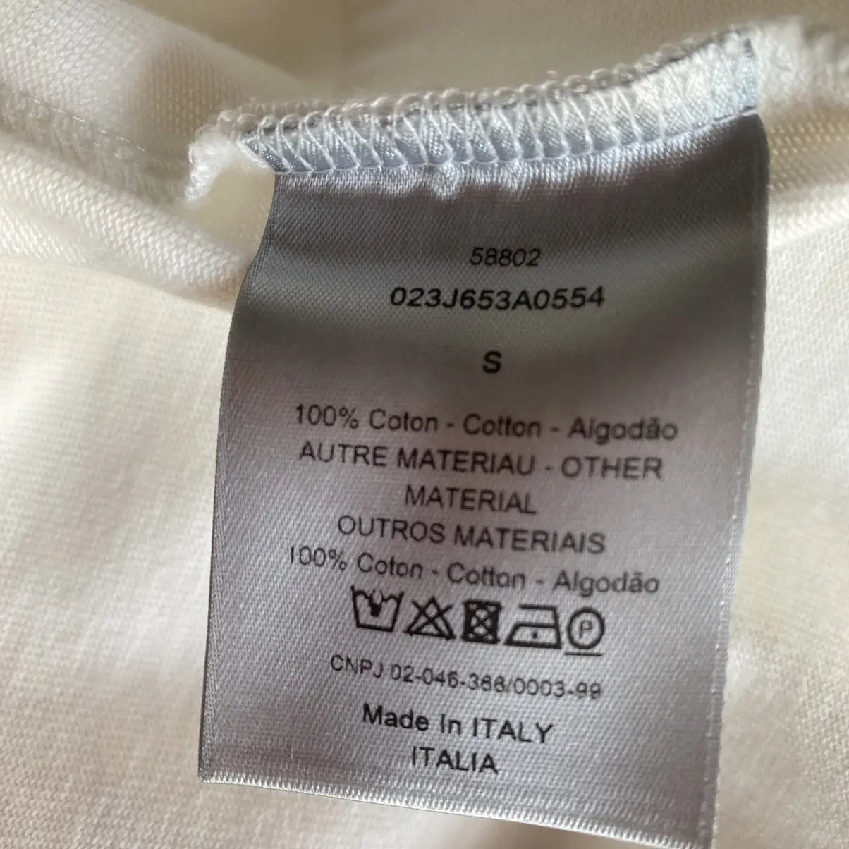Dior - SS20 Tight Saddle Cotton T-Shirt
