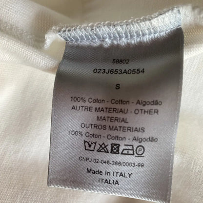 Dior - SS20 Tight Saddle Cotton T-Shirt