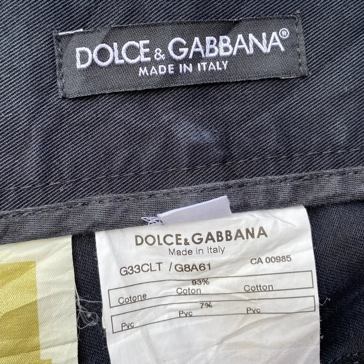 Dolce & Gabbana - Archive SS08 Duck Tape Jeans