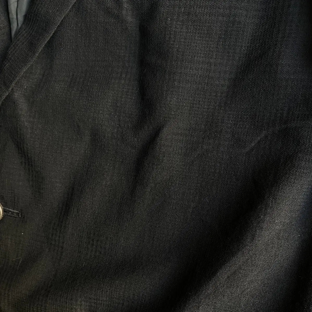Comme des Garcons - Vintage 1989 Black Plaid Wool Oversized Blazer Jacket
