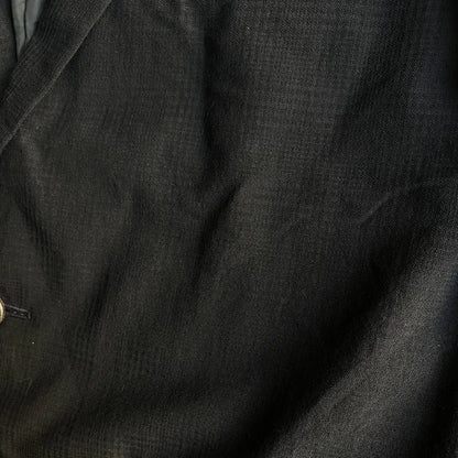 Comme des Garcons - Vintage 1989 Black Plaid Wool Oversized Blazer Jacket