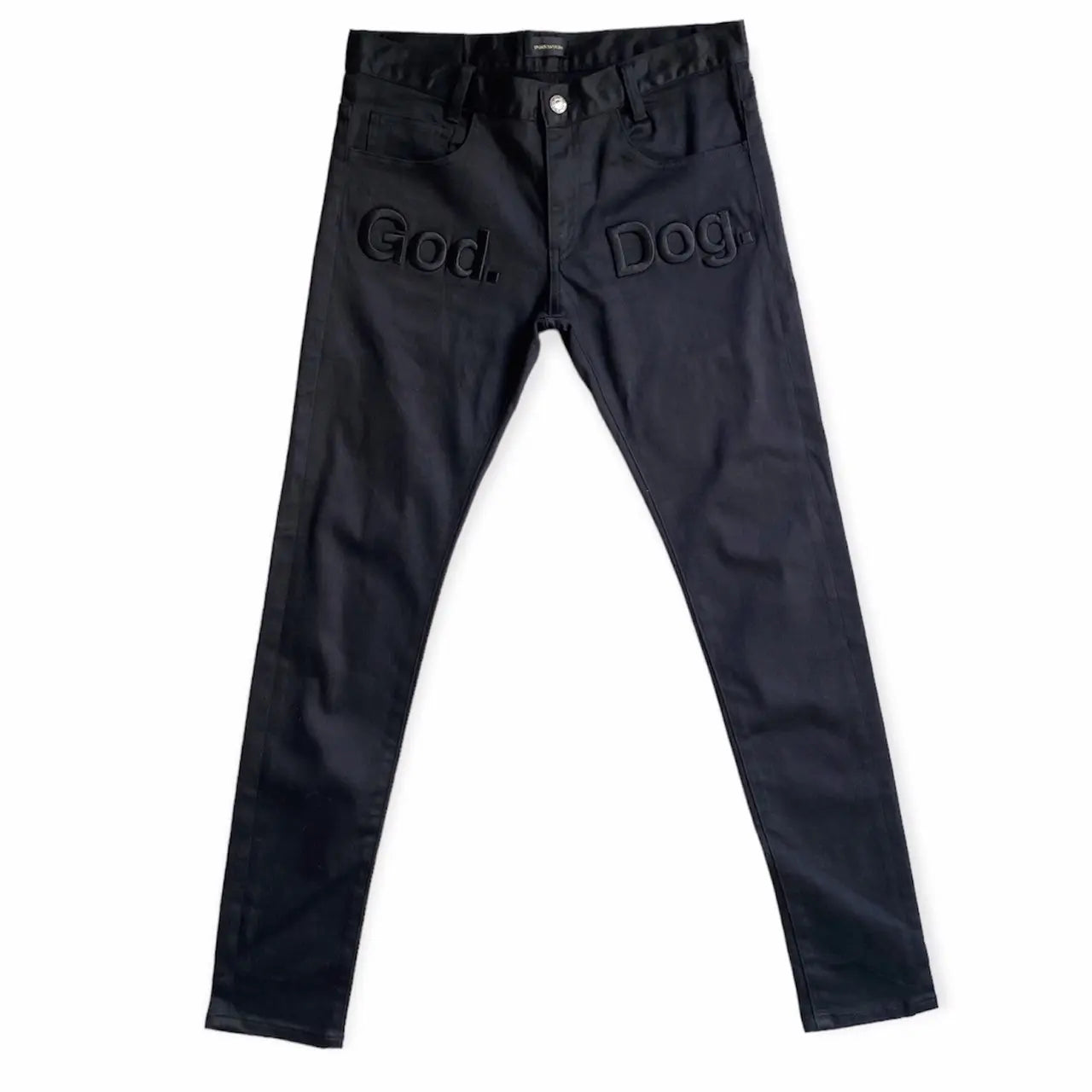 Undercover - SS14 GOD DOG Embroidered Pants + God Dog Knit Sweater