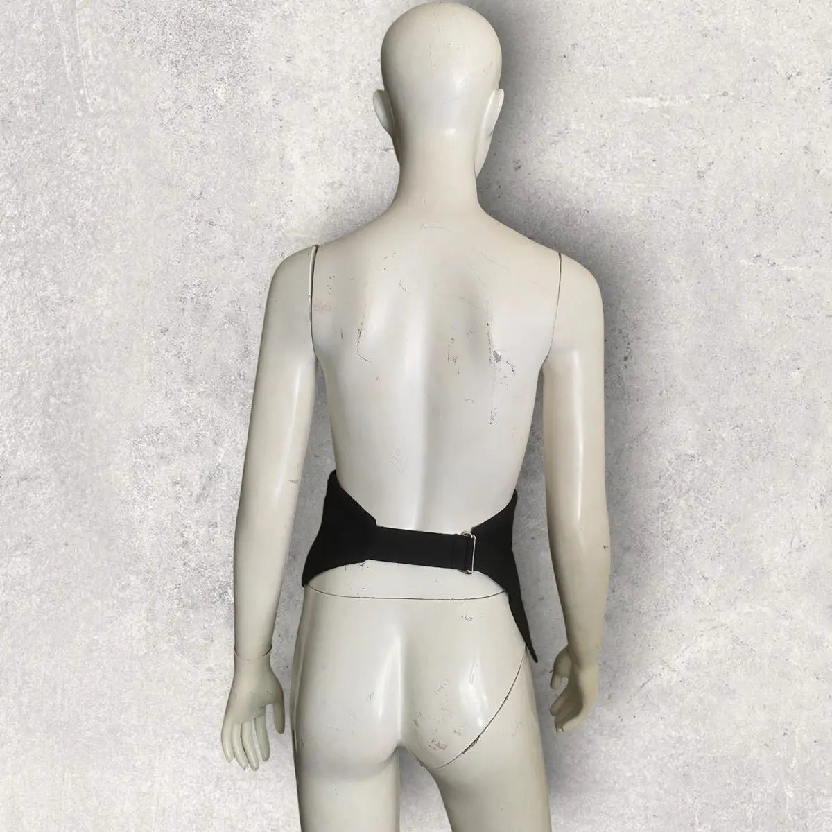 Yohji Yamamoto - Half Lower Vest With Back Strap Belt