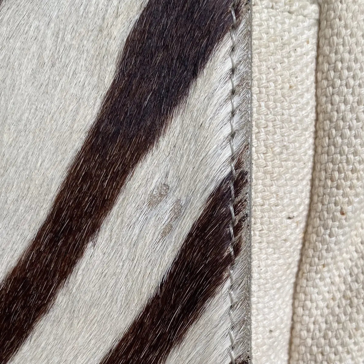 Yohji Yamamoto - Y’s Zebra Pony Hair 2 Way Bag