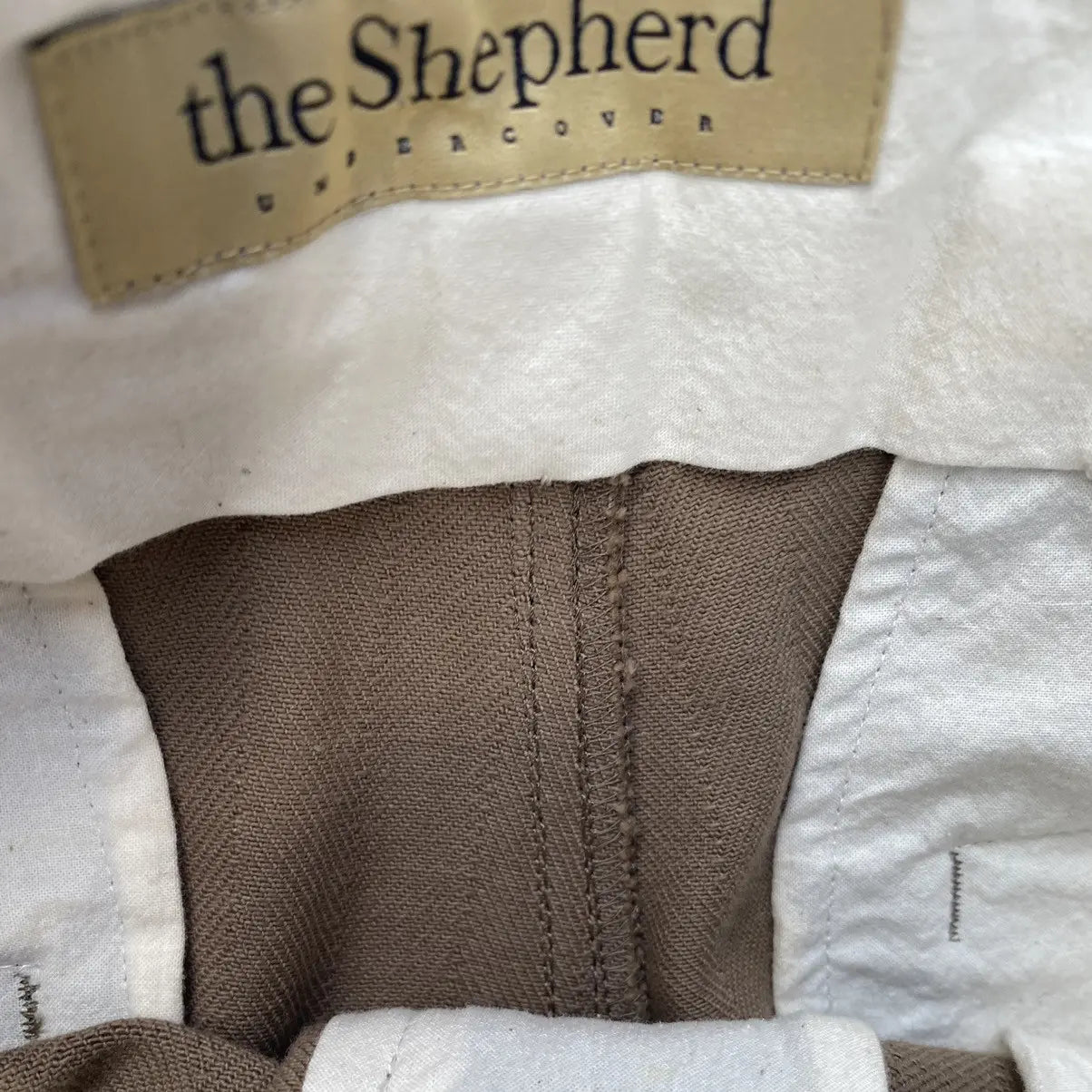 The Shepherd Undercover - Herringbone Out seam Detail Pants by Hiroshi Fujiwara
