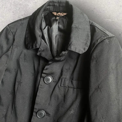 Comme des Garcons - Black Star Jacquard Poly Blazer