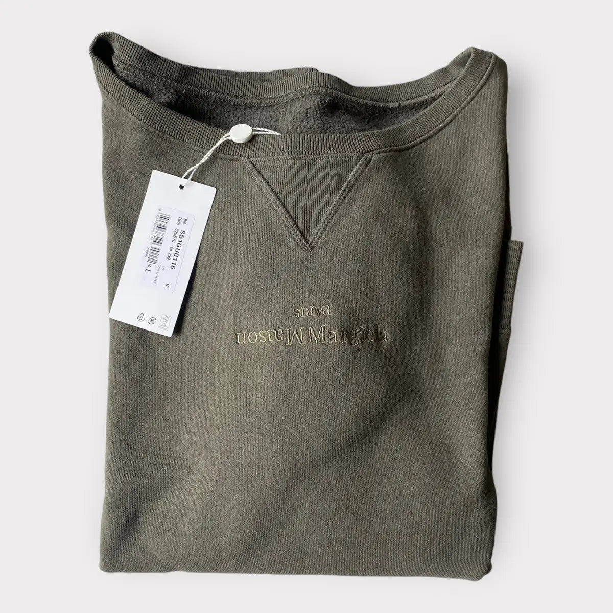 Maison Margiela - NWT Fall22 Logo Embroidered 1 10 Oversize Sweater