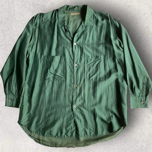 Yohji Yamamoto - Vintage Y’s For Men Logo Oversize Rayon Shirt
