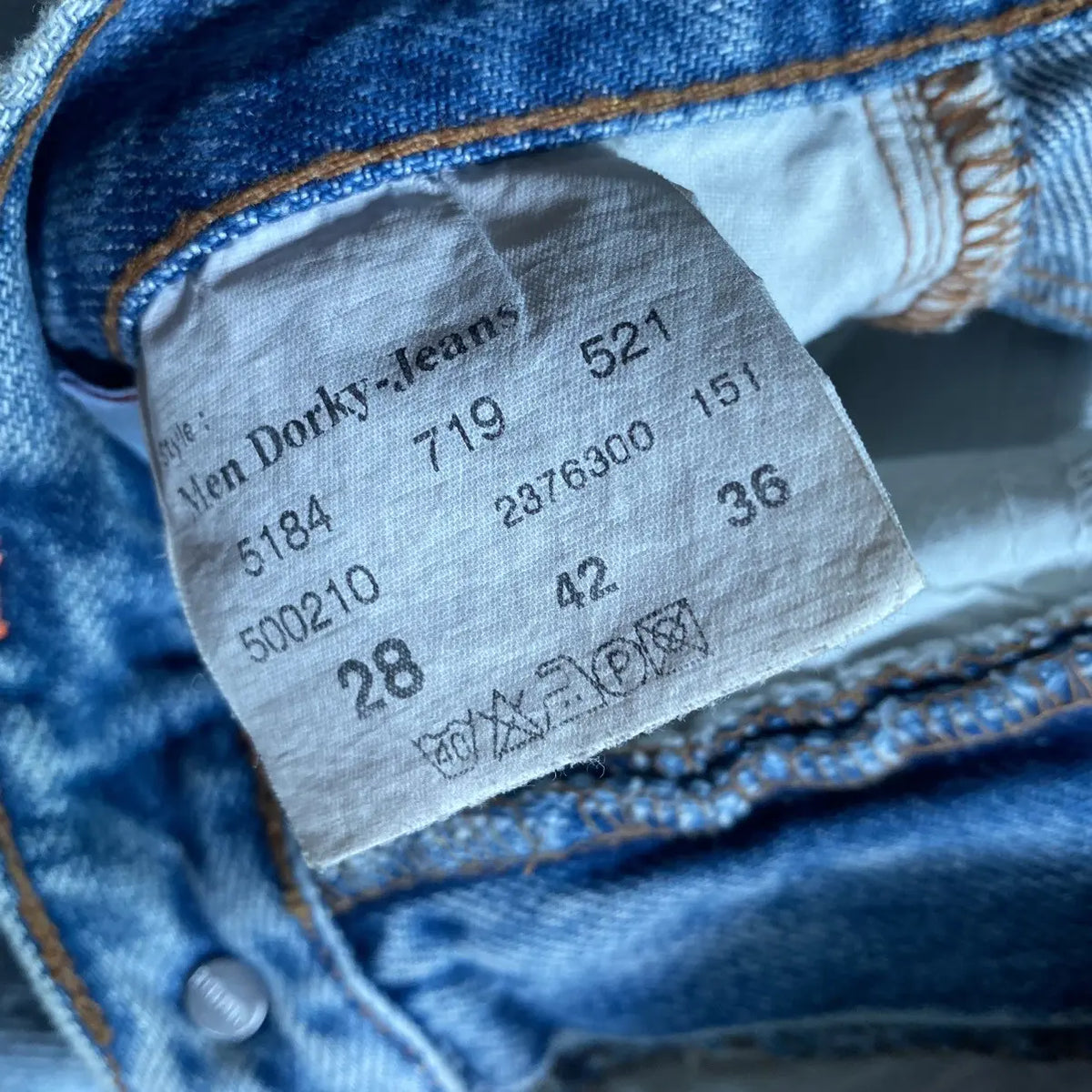 W&LT - Walter Van Beirendonck Dorky Light Wash Jeans