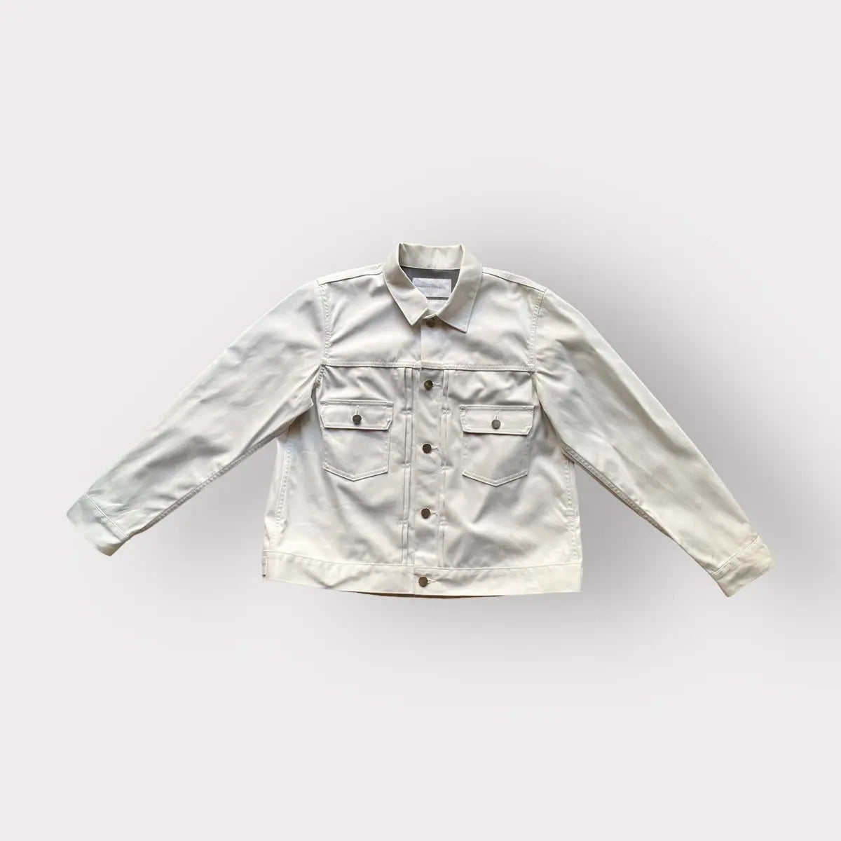 Comme des Garcons - White Water-Resistant Pleated Jacket