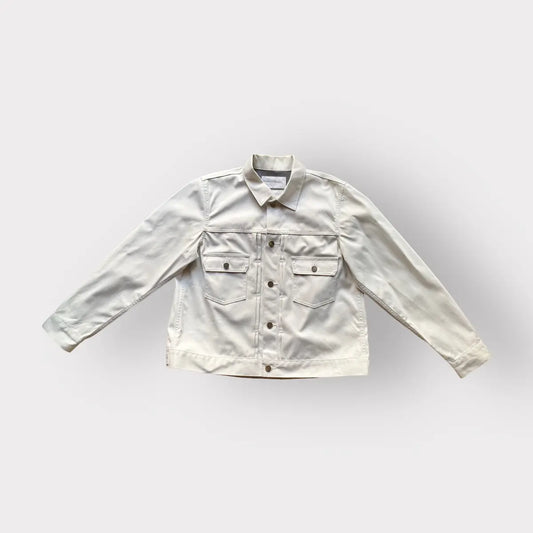 Comme des Garcons - White Water-Resistant Pleated Jacket