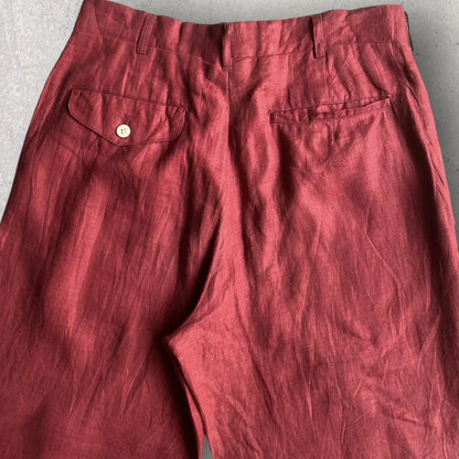 Comme des Garcons Homme Plus - Vintage SS89 Linen Cropped Pants