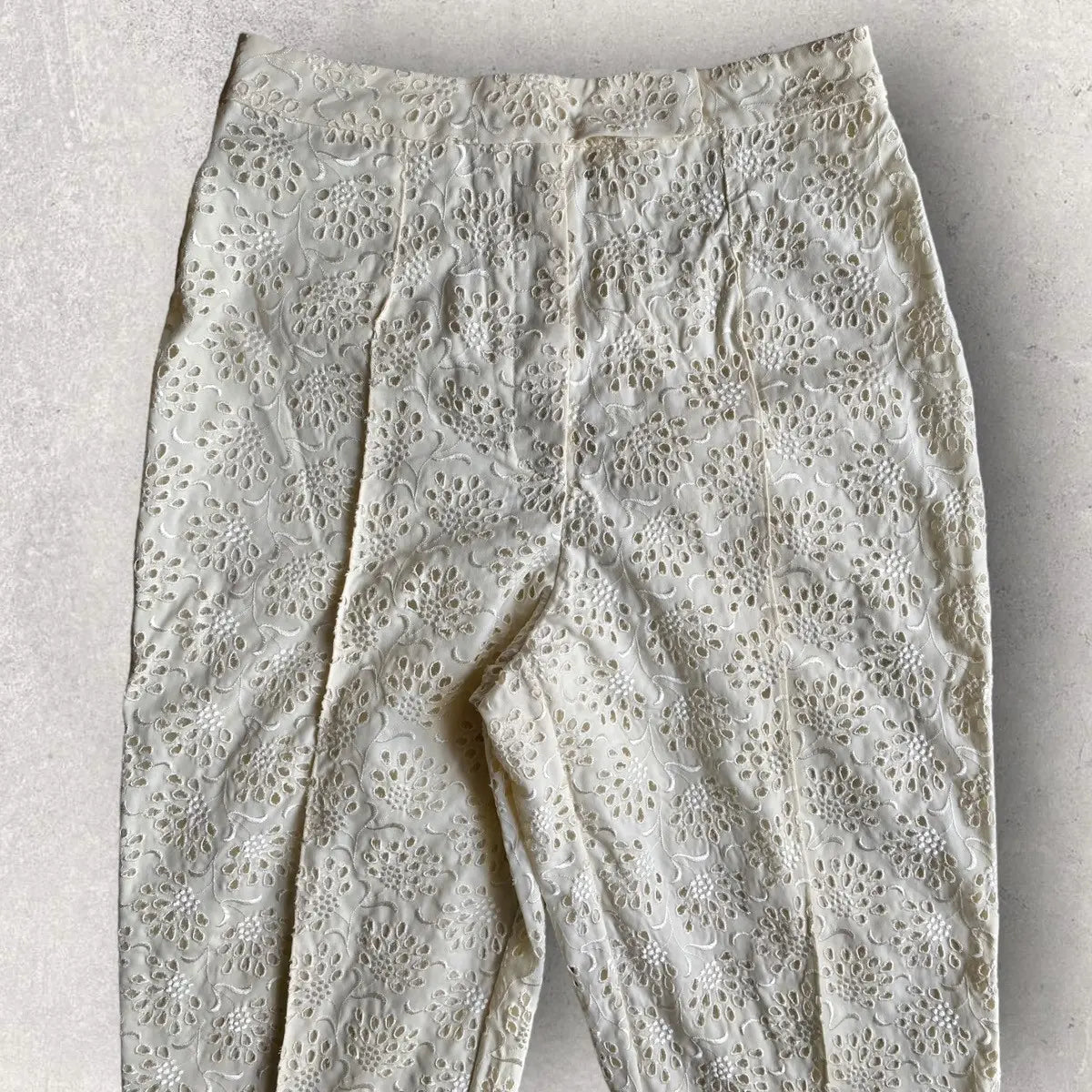 John Galliano - Vintage 1996 Lace Perforate Pants