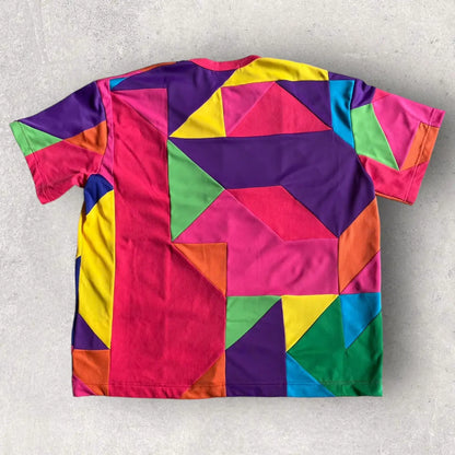 Comme des Garcons - SS2024 Runway Patchwork Multi Color Oversize T Shirt