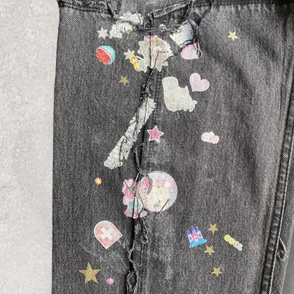 Vetements x Levi's - Deconstructed Sticker Jeans