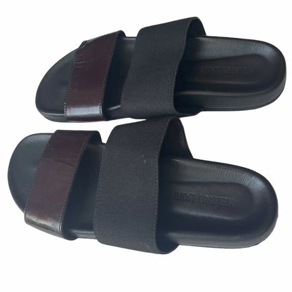 Helmut Lang - Leather and Elastic Beach Slide